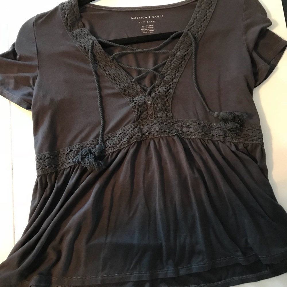 Gray shirt